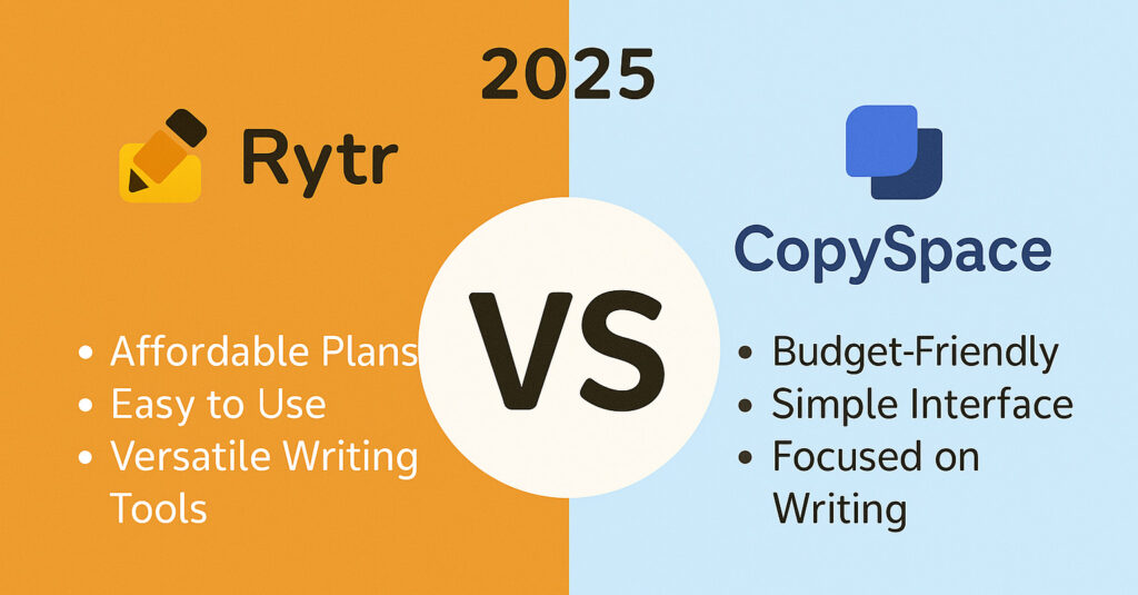 Rytr vs CopySpace 2025